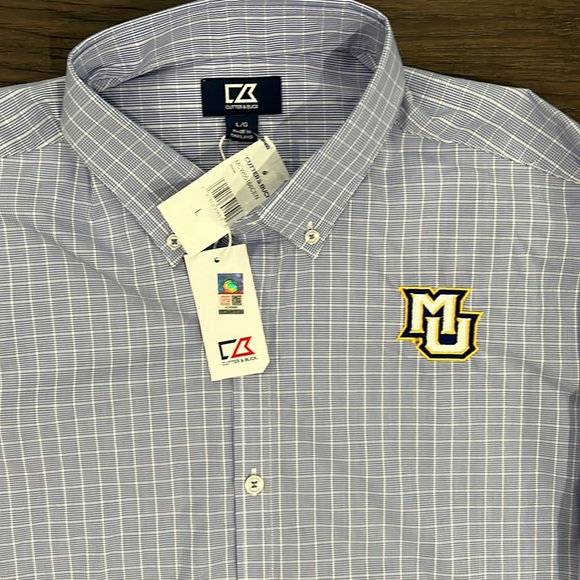 Cutter & Buck NCAA Marquette Golden Eagles Men’s Dress Shirt Size Large NWT - Picture 4 of 7